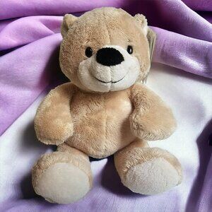 GANZ Love Lines Bear Plush Stuffed Animal Salesman's Sample Tan w/ Tags HV9228